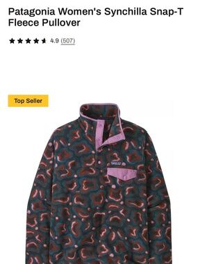 NWT Patagonia Synchilla Women’s XS